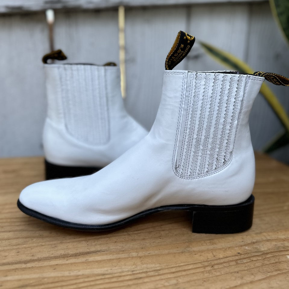 Botines blancos para cheap hombre