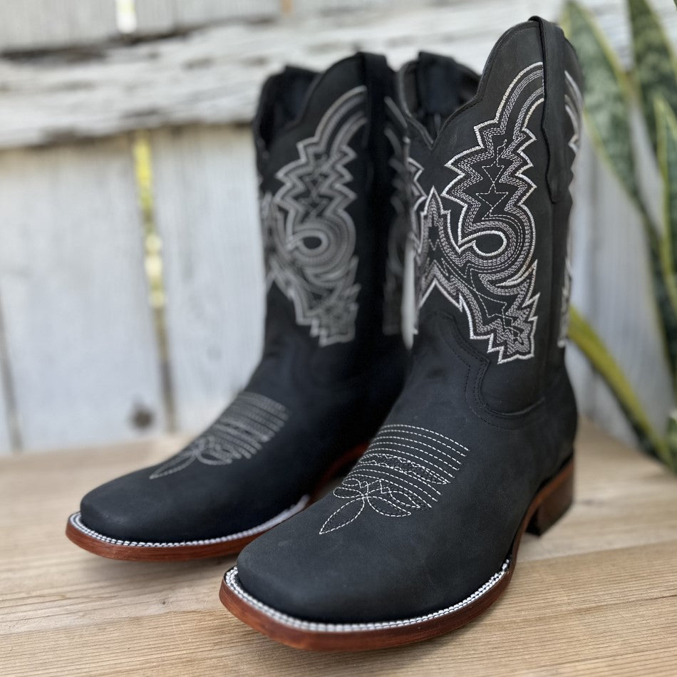 DB Roca Black Men s Cowboy Boots Men s Western Boots