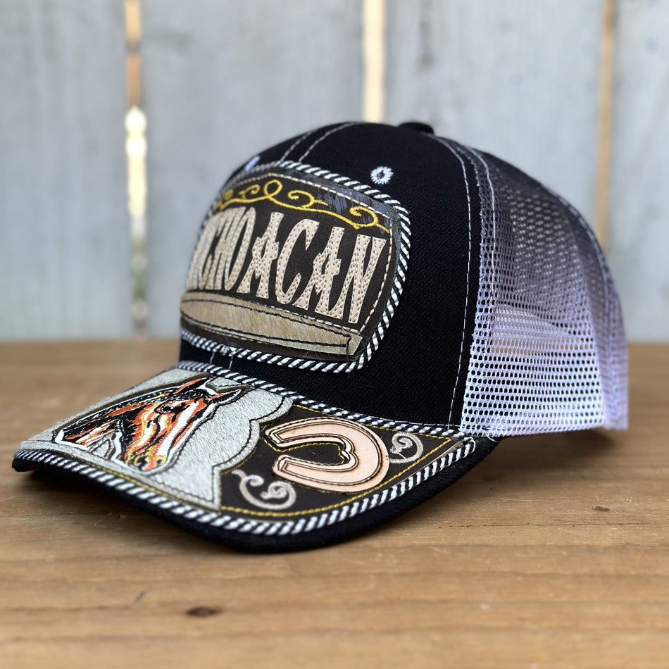 Gorra de Michoacan con Caballo #308 - Gorras Mexicanas Artesanales (3)