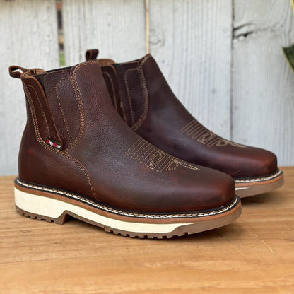 KW-Arizona Merlot - Botas de Trabajo para Hombre - Botas de 6 Pulgadas