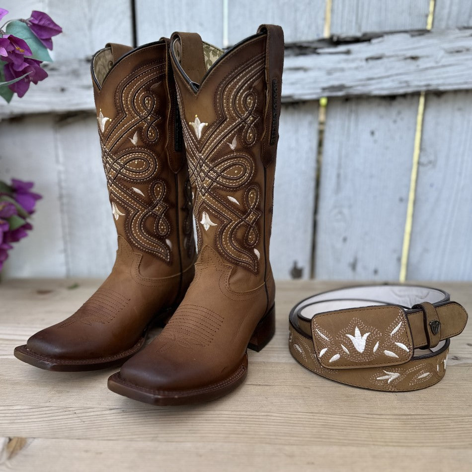 RC Andrea Boot and Belt Combo Women s Western Belts and Boots