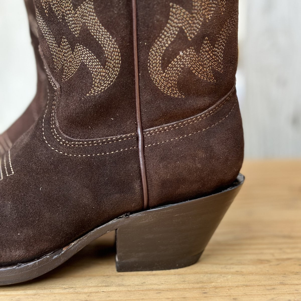 SB Santa Fe Cafe Suede Western Boots for Women Western Boots