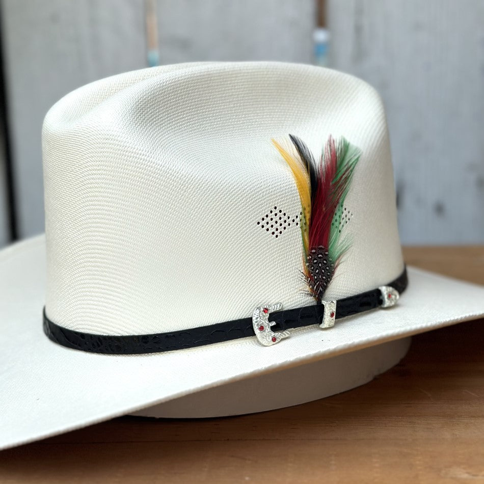 Sombrero Vaquero 1000X Chaparral VIVA MÉXICO Estilo Sinaloa Stone Hats - Sombreros Vaqueros para Hombre (5)