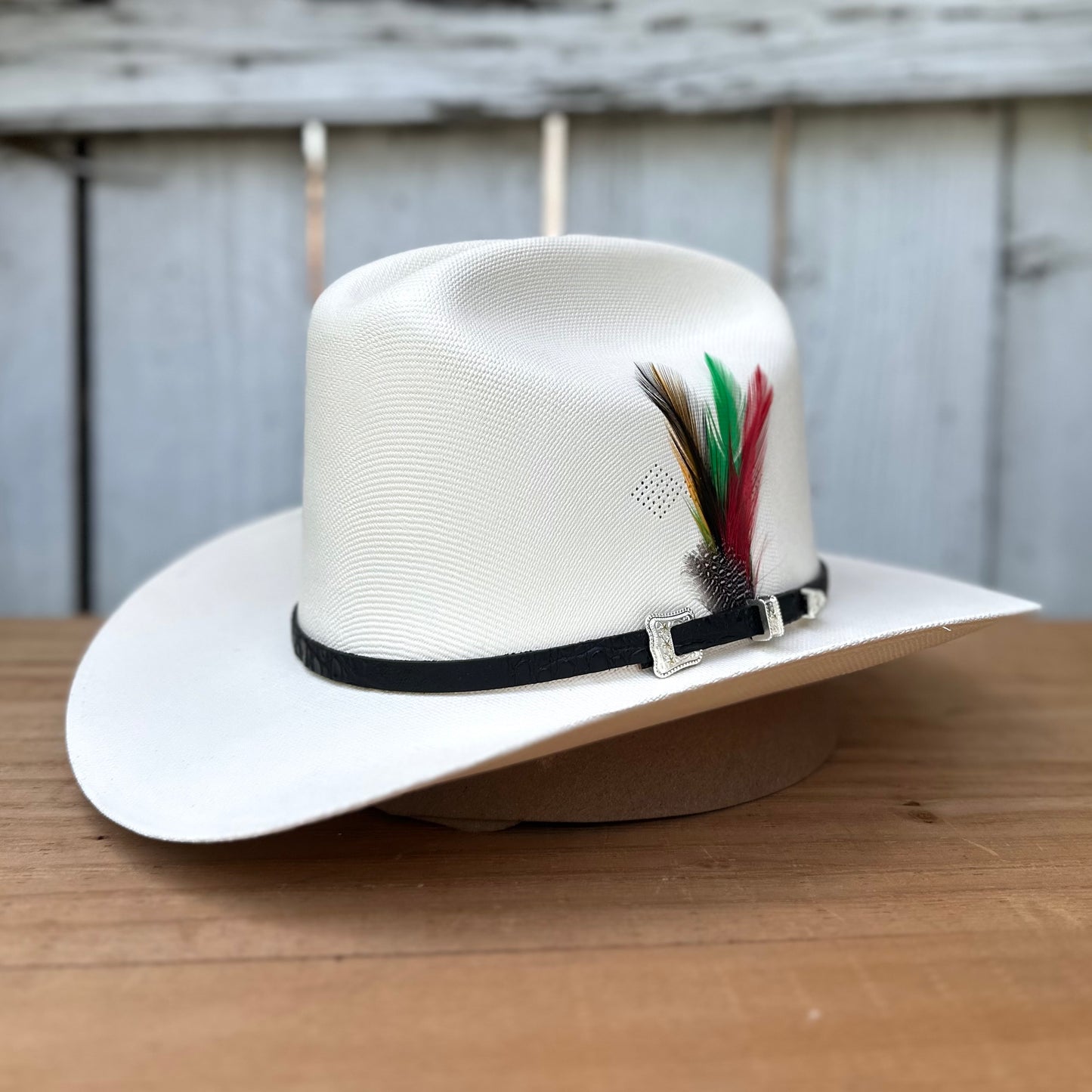 Sombrero Vaquero 1000X Johnson Telar (Falda 3") Toquilla Negra Tombstone Hats - Sombreros Telar Vaqueros