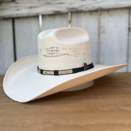 Sombrero Vaquero Bangora Mustang con Toquilla Negra Tombstone Hats