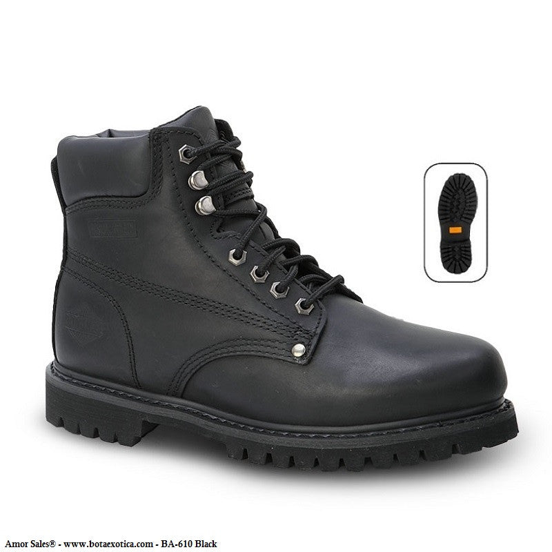 SO-BA610 Work Boots Black, Botas de Trabajo Negras