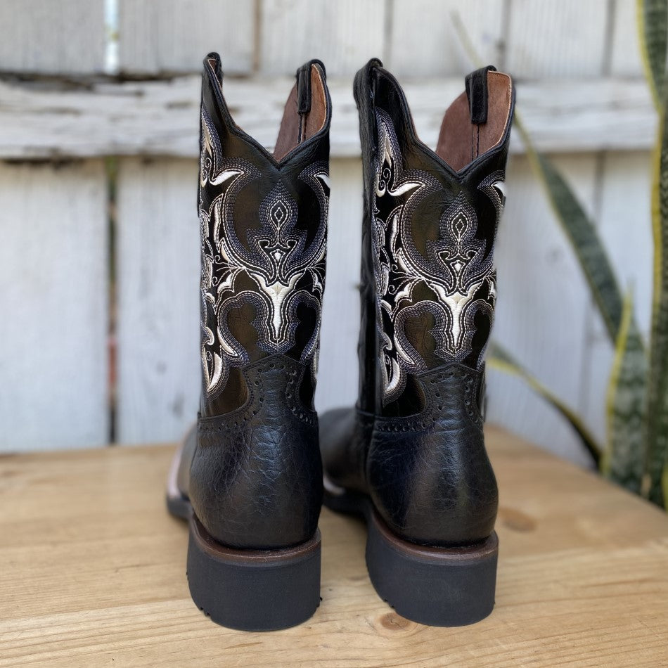 DB-Roca Black - Western Boots for Men
