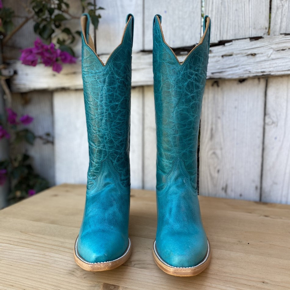 Turquoise clearance western boots