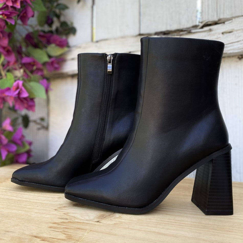 BL 01 Negro Botas para Mujer con Tacon