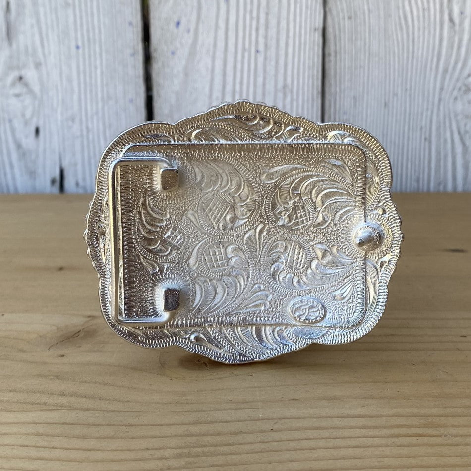 Western buckles silver hotsell