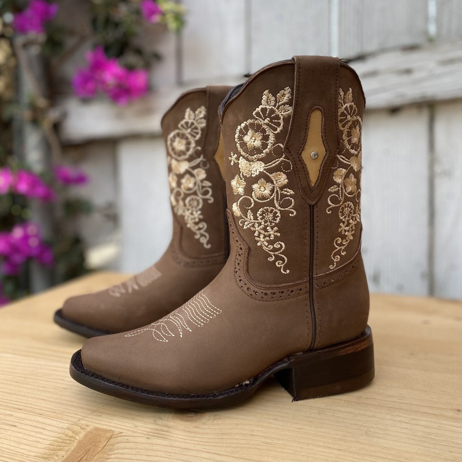 JB 1401 Brown Western Boots for Women