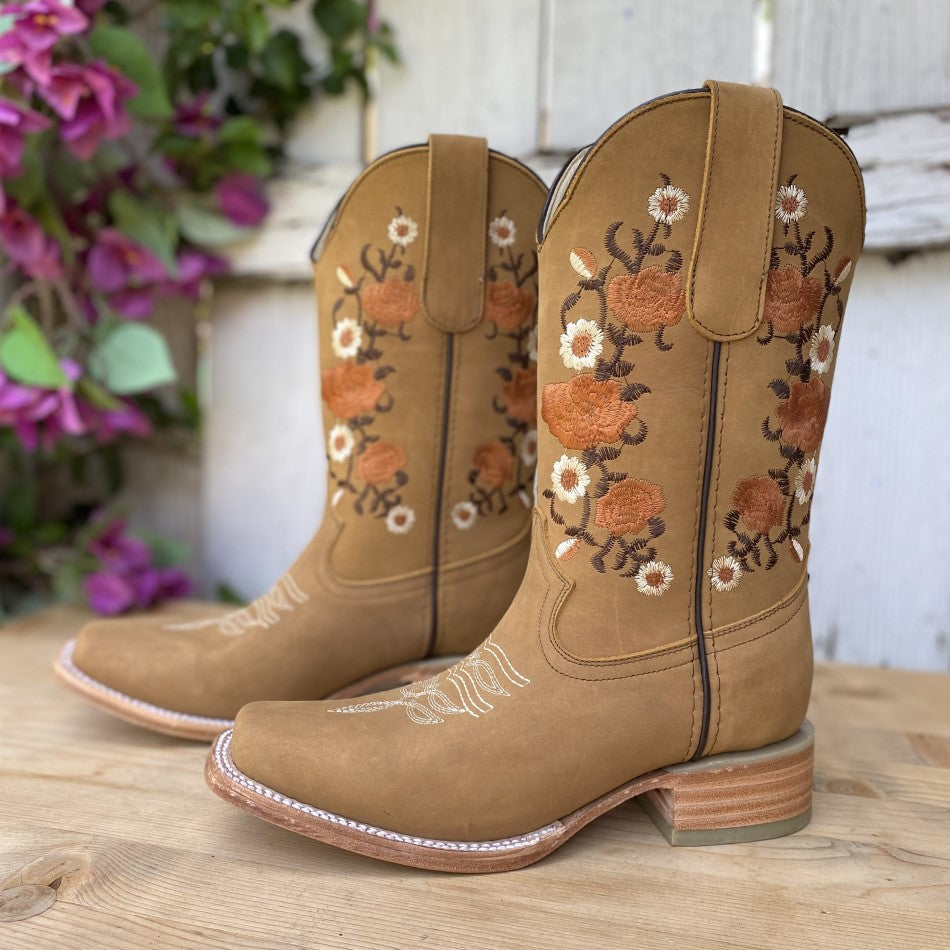 SB Flores Miel Botas Vaqueras para Mujer Botas Vaqueras