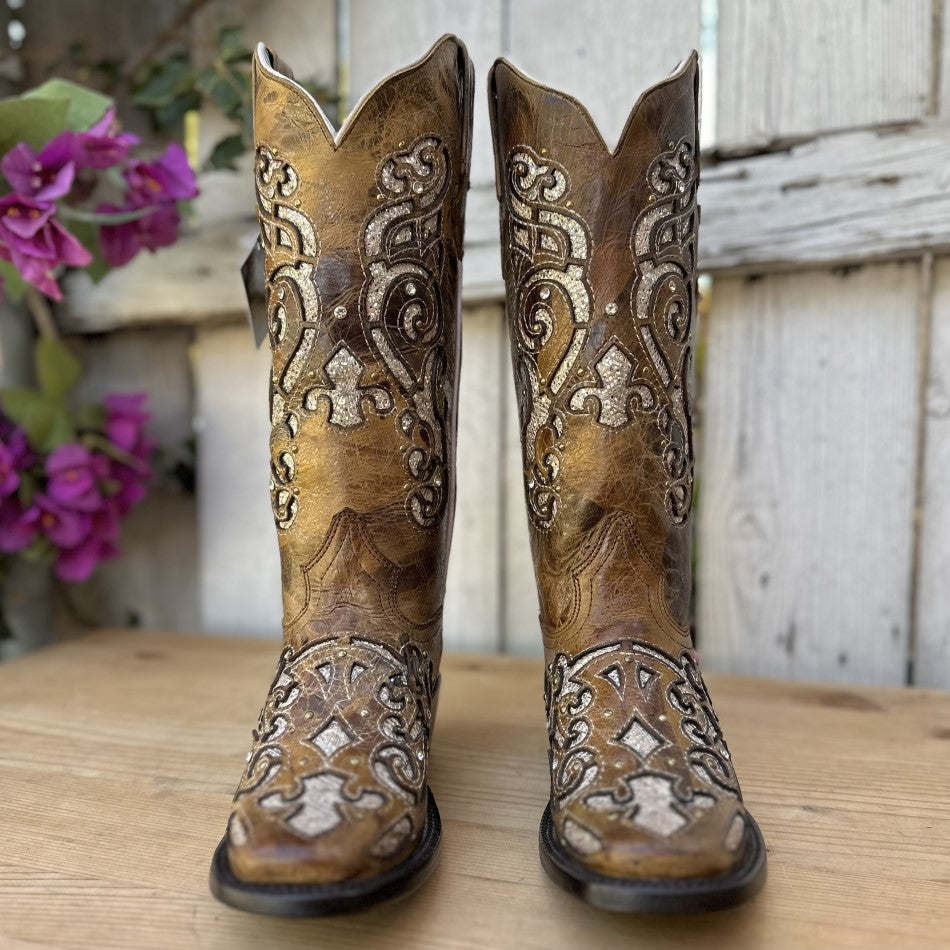 SG 500 Honey Western Boots for Women