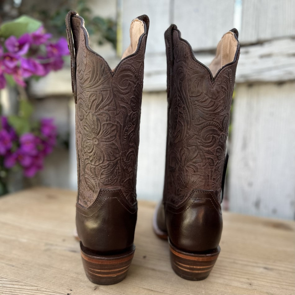 DA-2442 Brown - Western Boots for Women