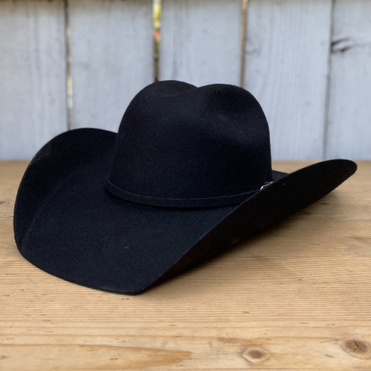 Texana 15X Recto Negro Rocha Hats - Texanas Vaqueras para Hombre